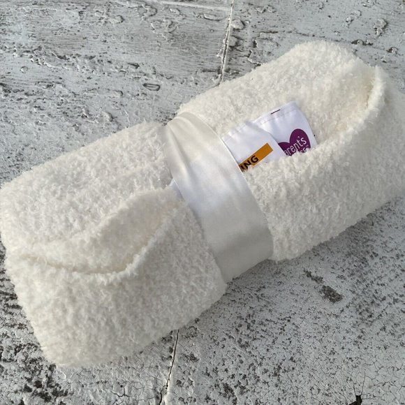 Parent Choice Baby Blankets White Cozy Knit Blanket Size 30x40 Inches New - Picture 6 of 8